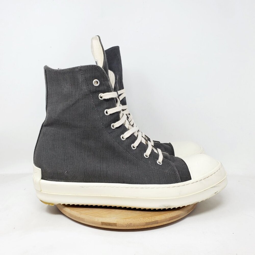 Rick Owens DRKSHDW Ramones Sneakers Size 45 High Top Shoes